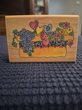 Vintage 1999 Chris Johnson Window Blooms C8014 Stamp